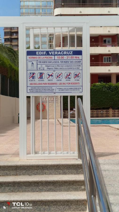 Apartamento Veracruz - Primera Linea De Playa Benidorm Dış mekan fotoğraf